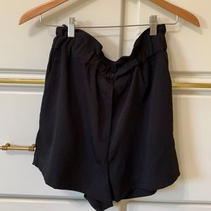 Aritzia black high waisted shorts